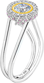 Award winning ring front view