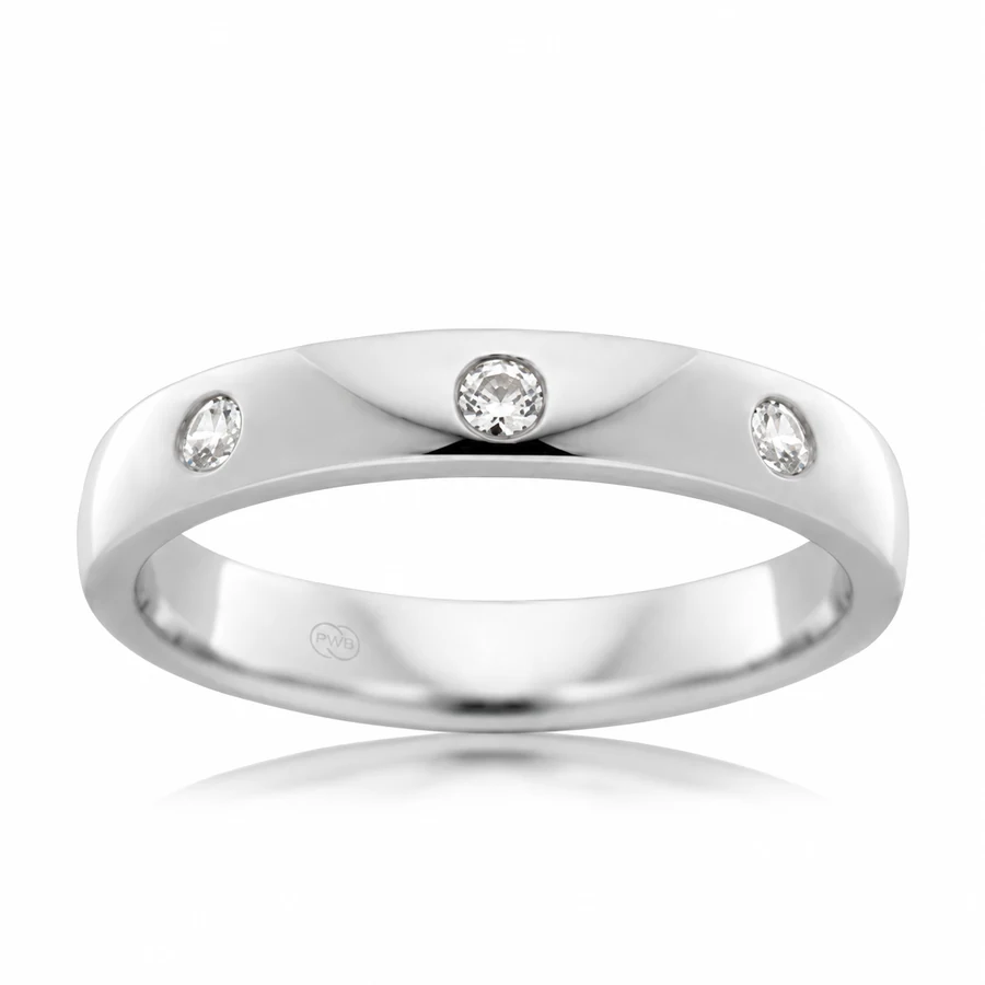 Diamond Arc Classic in 18kt White Gold, colour preview