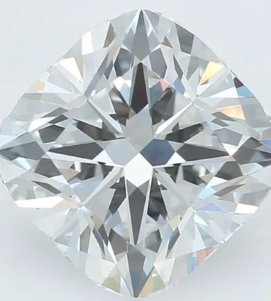 Ratio of 1 distinct faceting cushion brilliant