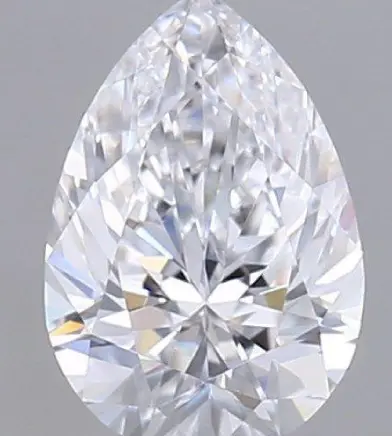 Good pear diamond clarity example