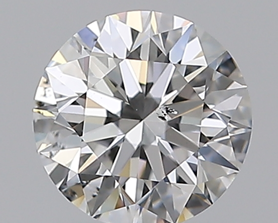 Bad round diamond clarity example