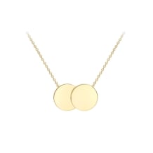 Double Disc Necklace