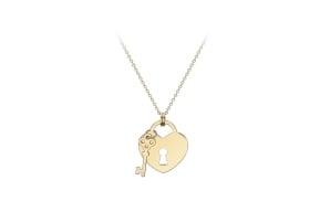 Padlock and Key Necklace