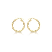 Twist Hoop Earrings 