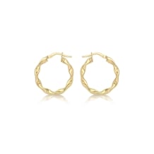 Twist Hoop Earrings 