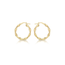 22.5mm Weave Hoop Earring