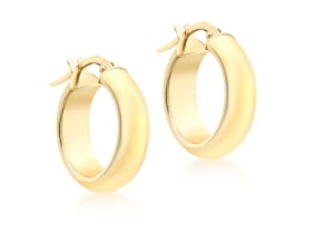 5mm Wide Hoop Earrings