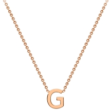 Gold Initial Pendant -G