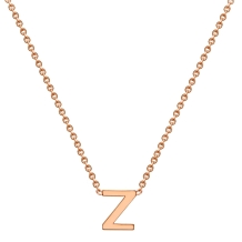 Gold Initial Pendant -Z