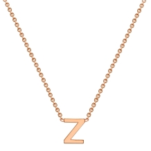 Gold Initial Pendant -Z