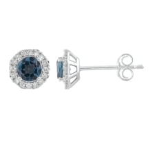 London Blue Topaz Stud Earrings