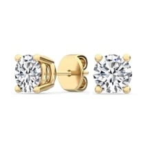 1.00ct TCW Lab Dia Studs 10kt YG