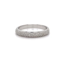 9kt WG Dia Pave Band 0.26ct