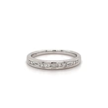 18kt WG Princ Bagg Dia Chnl Band 0.31ct