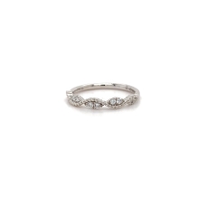 18kt 750 WG Dia 0.16ct Ring