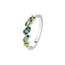 0.93ct Multi-Colour Sapphire Ring 9kt WG