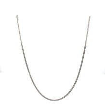 SS 18in Diamond Cut Curb Chain