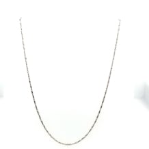 SS 18in Fancy Cut Chain