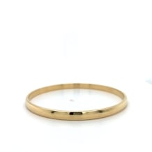 9K YG 6cm 4.2mm Bangle