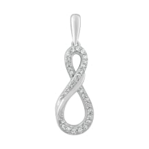 Infinity Diamond Pendant 