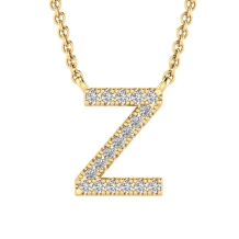 Diamond Initial Pendant-Z